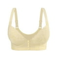 thumbnail image 1 of Cavosen Bras for Women Full Coverage Wireless Bras Push Up Full Coverage Solid Stretch Bralettes Wide Straps Breathable Everyday Underwear, 1 of 9