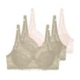thumbnail image 1 of Cavosen Bras for Women Plus Size Supportive Bras Push Up Full Coverage Padded Solid Bralettes Wide Straps Breathable Underwear, 1 of 4