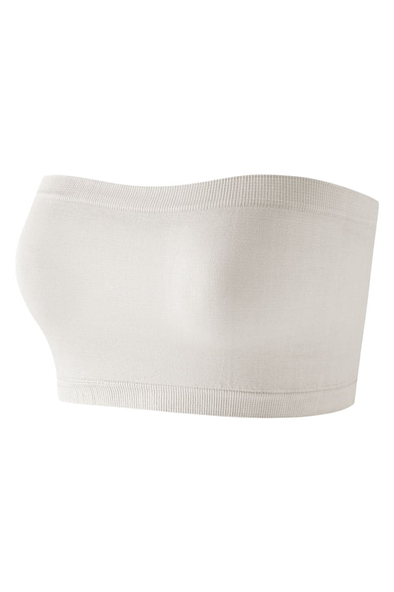 Bras for Women Soft Bra Full Coverage Supportive Strapless Breathable Bra Solid Basic Everyday Bra
