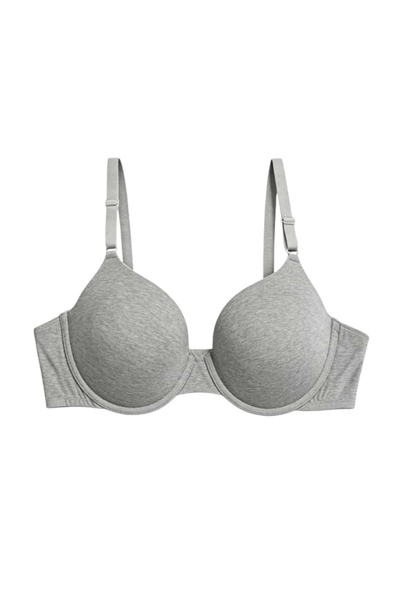 Bras for Women Soft Bralette Full Coverage Supportive Spaghetti Strap Breathable Bra Solid Basic Bra