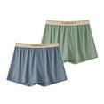 thumbnail image 1 of Cavosen Breathable Underwear for Men Elastic Waist Trunks Soft Comfortable Everyday Underpants 2Pack, 1 of 3