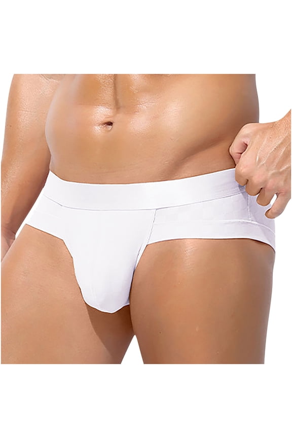 Brief Underwear for Men Quick Dry Breathable Soft Briefs Low Waist Underpants Lightweight Summer Everyday Pant