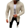 thumbnail image 1 of Cavosen Cardigan Sweater for Men Lightweight Button Down Coat with Pockets Solid Color Casual Trendy Cozy Clothes, 1 of 4