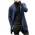 thumbnail image 1 of Cavosen Cardigan Sweater for Men Lightweight Button Down Coat with Pockets Solid Color Casual Versatile Fall Clothes, 1 of 4