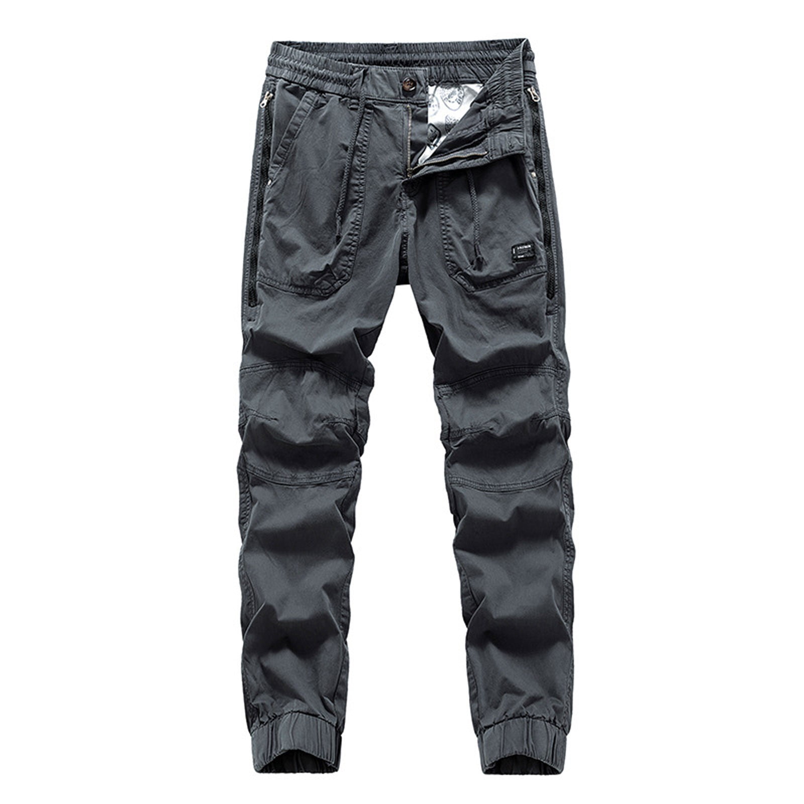 Cavosen Cargo Pants with Multiple Pocket Lounge Slacks Solid Big and ...