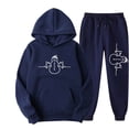 thumbnail image 1 of Dreluolixuan Christmas Christmas Loungewear Couple Long Sleeve Hoodie Solid Sweatpants Graphic Lightweight Casual Sweatsuit, 1 of 3
