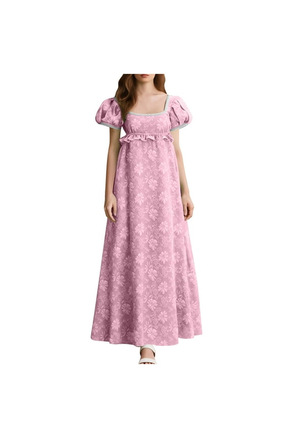 Christmas Plus Size Womens Dresses Crew Neck Long Sleeve Maxi Evening Gowns Ball Dress Elegant A Line Wedding Guest Cocktail Party Dress