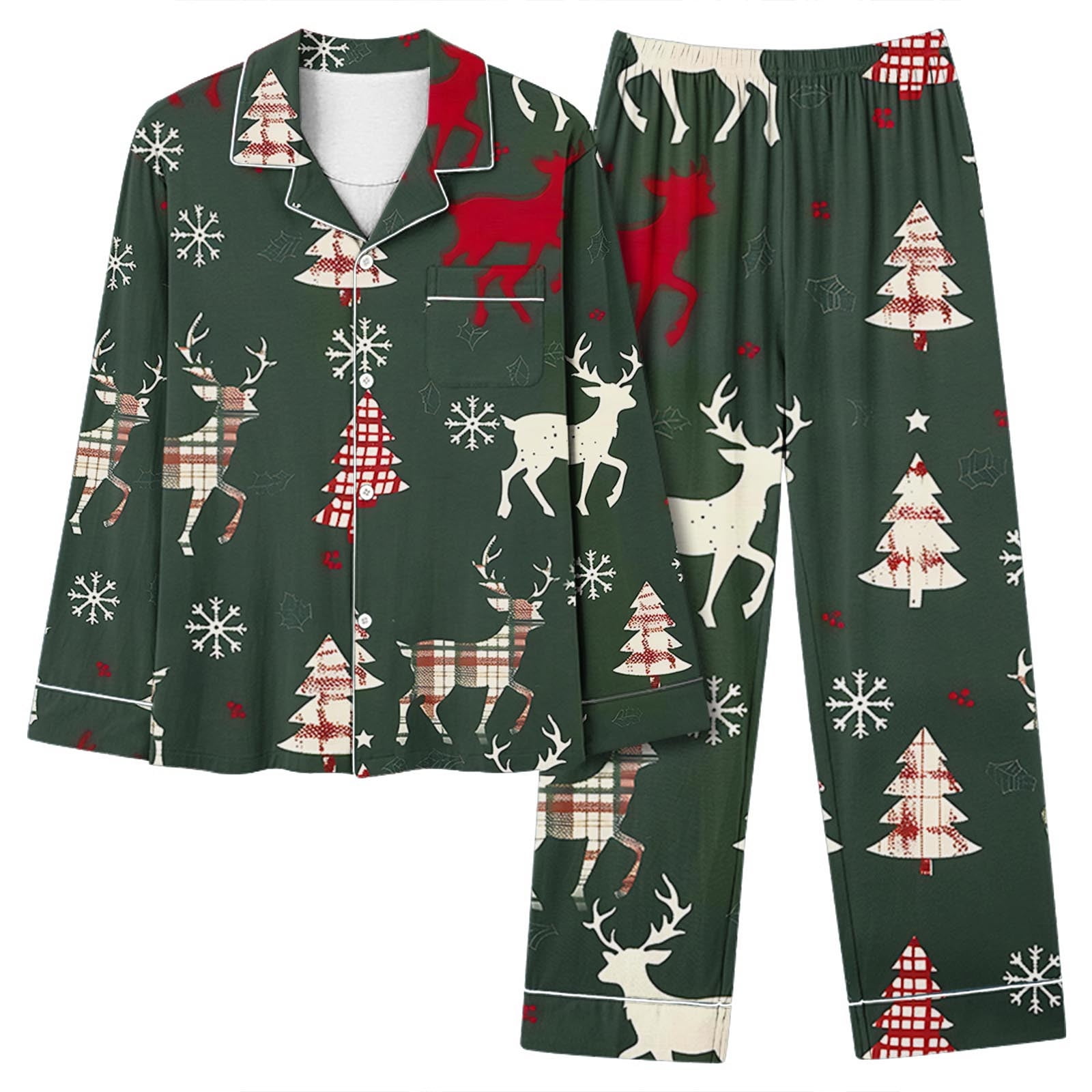 Women's Christmas Pajamas 2 Piece Set