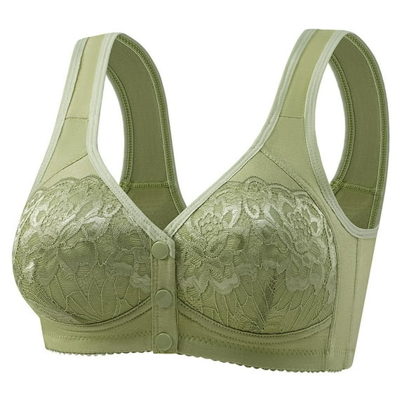 Cavosen Everyday Bras Plus Size Supportive Bras Push Up Solid Stretch Bralettes Wide Straps Breathable Every day Underwear