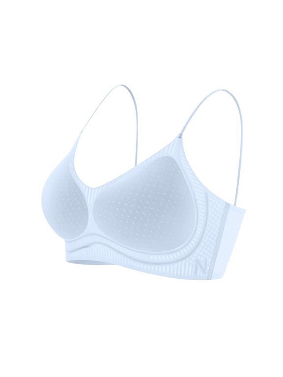 Everyday Bras Push Up Comfortable Bra Full Coverage Supportive Spaghetti Strap Lightweight Bra Solid Everyday Bra