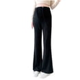 thumbnail image 1 of Cavosen Flared Yoga Pants for Women Maternity Over The Belly Support Flare Casual Leggings Stretch Solid Pregnancy Pants Breathable Trendy Pants Black S, 1 of 5