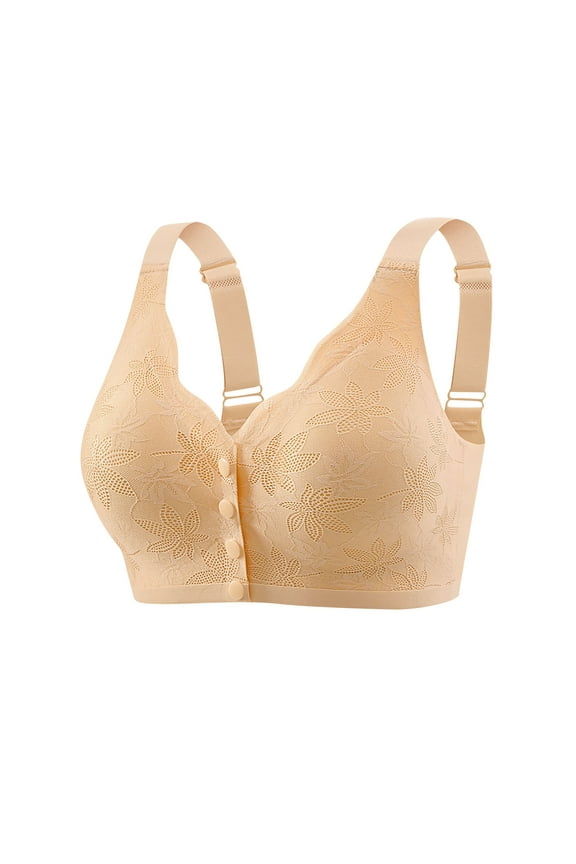 Front Closure Bras for Women Maternity Pregnancy Seamless Everyday Bras No Underwire Push up Nursing Breastfeeding Bralette Oversized Full Coverage Cup Sleepwear Breathable Underwear