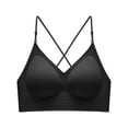 thumbnail image 1 of Cavosen Girls Training Bras Back Smoothing Supportive Bras Push Up Solid Stretch Bralettes Spaghetti Strap Breathable Comfortable Underwear, 1 of 4