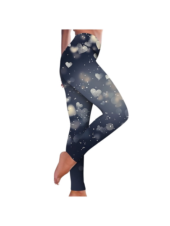 Gym Leggings for Women Seamless High Waisted Full Length Pants Printed Butt Lifting Tight Yoga Pants Buttery Soft Stretch Comfortable Pants