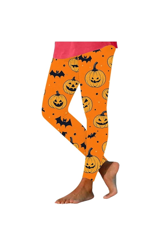 Halloween Womens Tall Sweatpants Pumpkin Elastic Waist Sweatpants Fall Pants