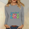 Cavosen Happy New Year Womens Long Sleeve Shirts Dressy Holiday 2025