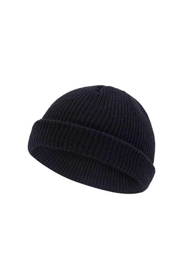 Hats for Women Fashionable Men Unisex Outdoor Beanies Skullies Warm Knit Hip Hop Streetwear Cuffed Caps for Cold Weather Solid Retro Winter Caps Wool Hats Running Headwear Bonnet