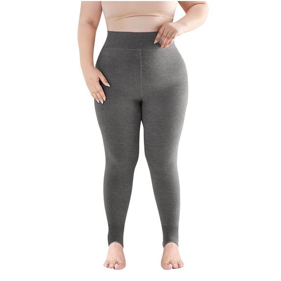 Cavosen High Waisted Butt Lifting Leggings Cotton Fleece Seamless Full Length Pants Solid Tight Yoga Pants Buttery Soft Stretch Comfortable Pants