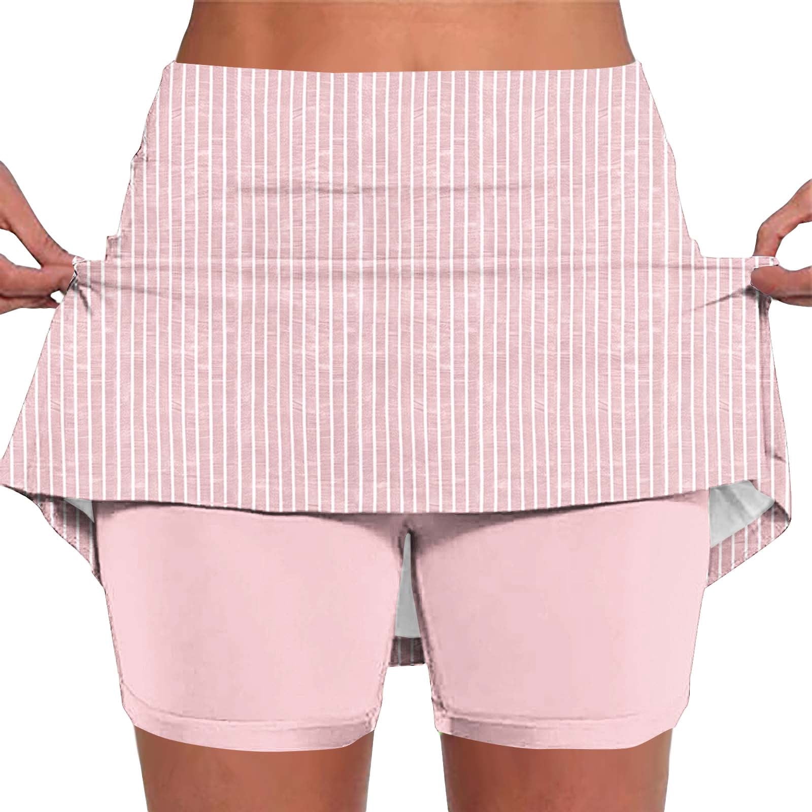 Cavosen High Waisted Shorts Women Elastic Waist Plus Size Short Skorts ...