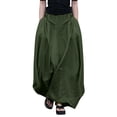 thumbnail image 1 of Cavosen Holiday Skirts for Women High Waist Midi Skirts A Line Solid Skirts Elegant Workout Cocktail Party Skirt, 1 of 7