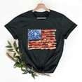 thumbnail image 1 of Cavosen Independence Day Shirts Women Petite 4th of July Short Sleeve Round Neck Tops American Flag Print T Shirts Lady XL Red White and Blue Casual Shirts Patriotic Tunic Tees Patriotic Outfits, 1 of 7