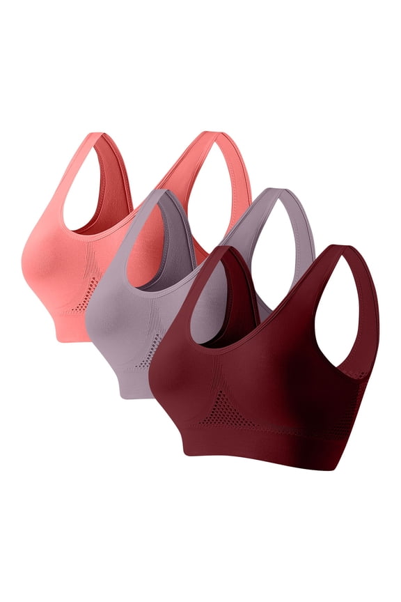 Invisible Bras for Women Supportive Bras Push Up Full Coverage Padded Stretch Bralettes Wide Straps Tshirt Underwear