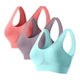 thumbnail image 1 of Cavosen Invisible Bras for Women Supportive Bras Push Up Full Coverage Padded Stretch Bralettes Wide Straps Tshirt Underwear, 1 of 2