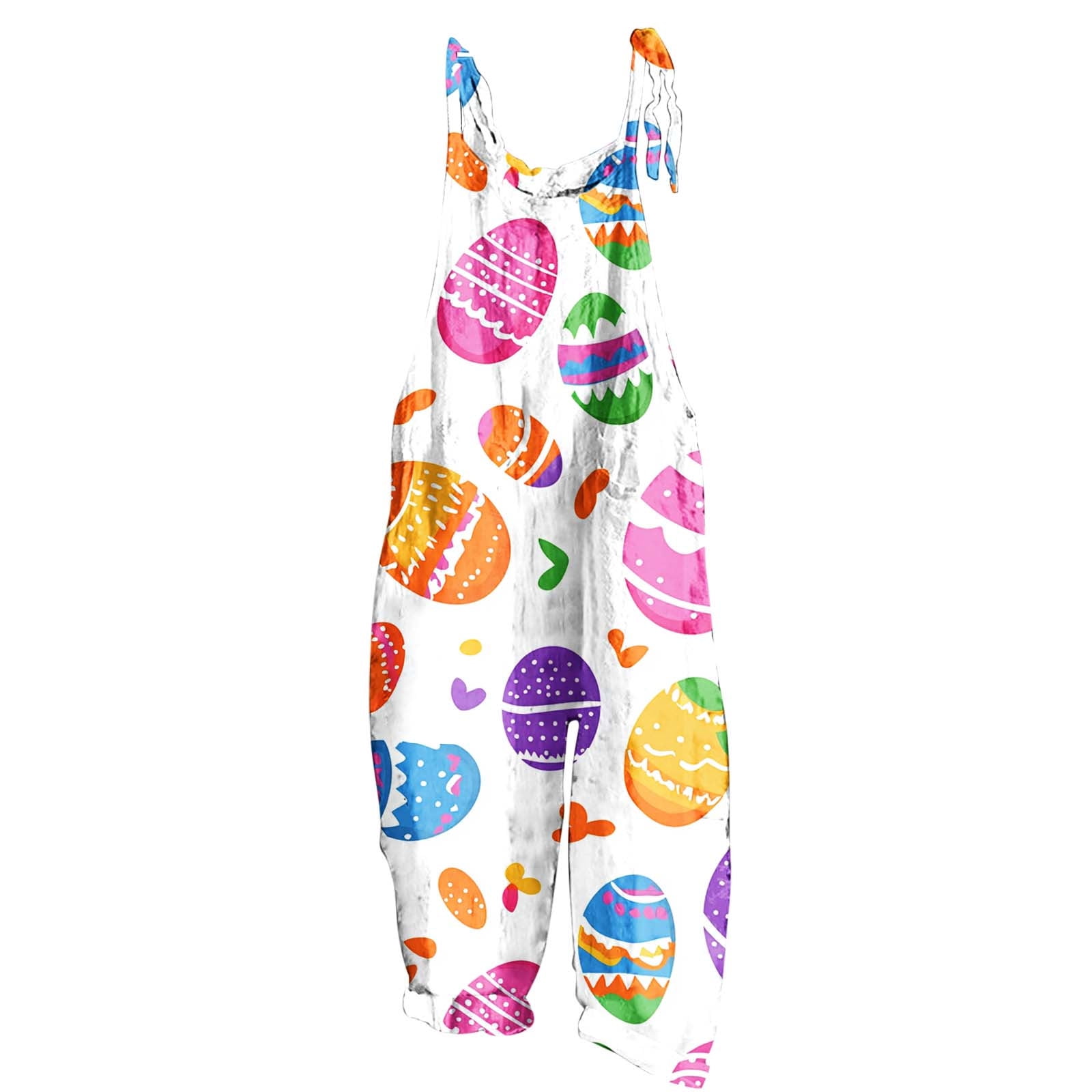 Cavosen Jumpsuit for Women Easter Oversized Jumpsuits Wide Leg Long ...