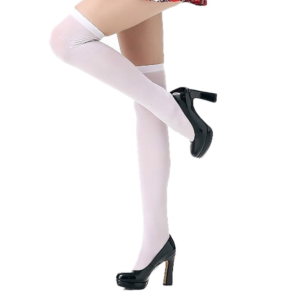 Cavosen Knee High Socks for Women Cotton Plu Size Stretch Slouch Socks Breathable Socks 2Pairs