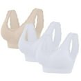 thumbnail image 1 of Cavosen Lace Push up Bra Wireless Bras Push Up Solid Stretch Bralettes Spaghetti Strap Breathable Tshirt Casual Underwear, 1 of 9