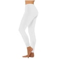 thumbnail image 1 of Cavosen Leggings for Women Side Ruched Seamless Soft Flare Leggings Full Length Solid Stretch Yoga Pants Running Workout Pants, 1 of 8