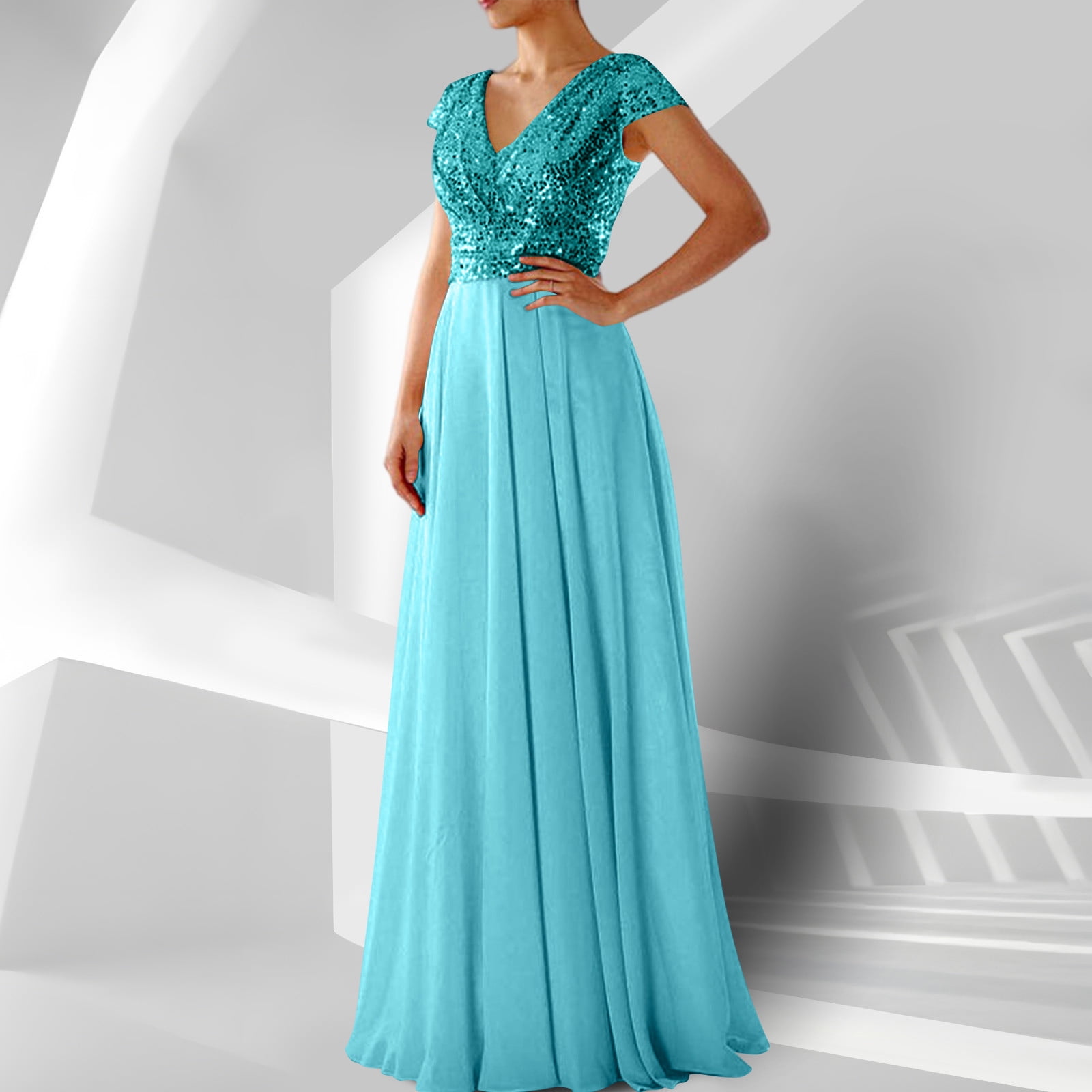 Cavosen Long Dresses for Women for Formal Party Blue Sequin Elegant Sleeveless Party Dress V-Neck Chiffon Patchwork Floor Length Maxi Dress Flowy Bodycon Wrap Wedding Guest Dress - Walmart.com Cavosen Long Dresses for Women for Formal Party Blue Sequin Elegant Sleeveless Party Dress V-Neck Chiffon Patchwork Floor Length Maxi Dress Flowy Bodycon Wrap Wedding Guest Dress - Walmart.com