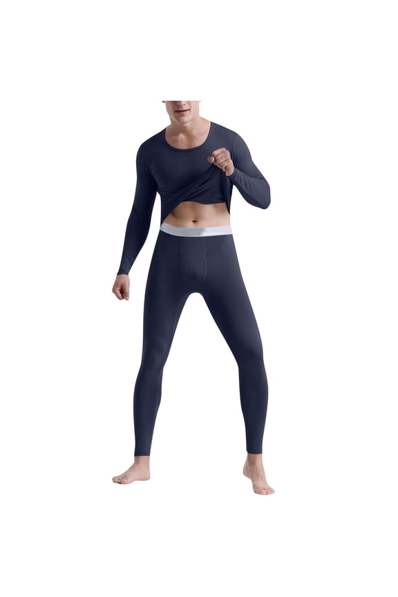 Long Sleeve Undershirt Crewneck Stretch Base Layer Tee Thermal Solid Fitted Underscrubs Soft Comfy Trendy Tops