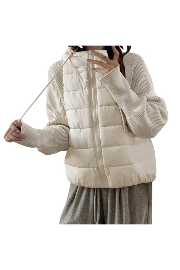 Long Womens Coat Lightweight Winter Warm Short Down Jacket Packable Packable Coat with Hood Casual Insulated Travel Outerwear