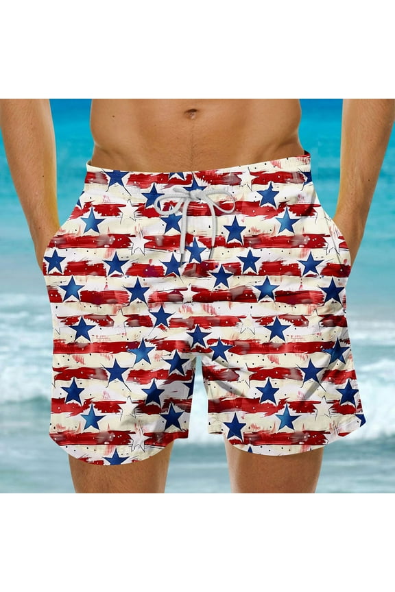 Lounge Shorts Men Casual Swim Trunks with Pocket Hawaiian Print Breathable Lightweight Shorts Summer Outdoor Beach Shorts Multicolor 2XL