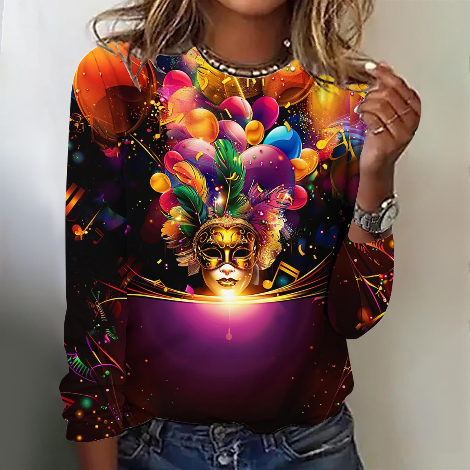 dressy mardi gras tops