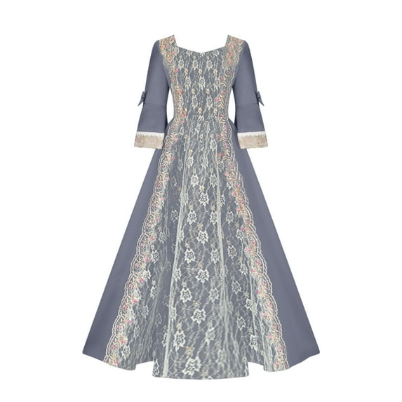 Cavosen Maxi Dresses for Women Square Neck Short Sleeve Maxi Evening Gowns Solid Ball Dress Elegant A Line Vintage Wedding Guest Cocktail Party Dress