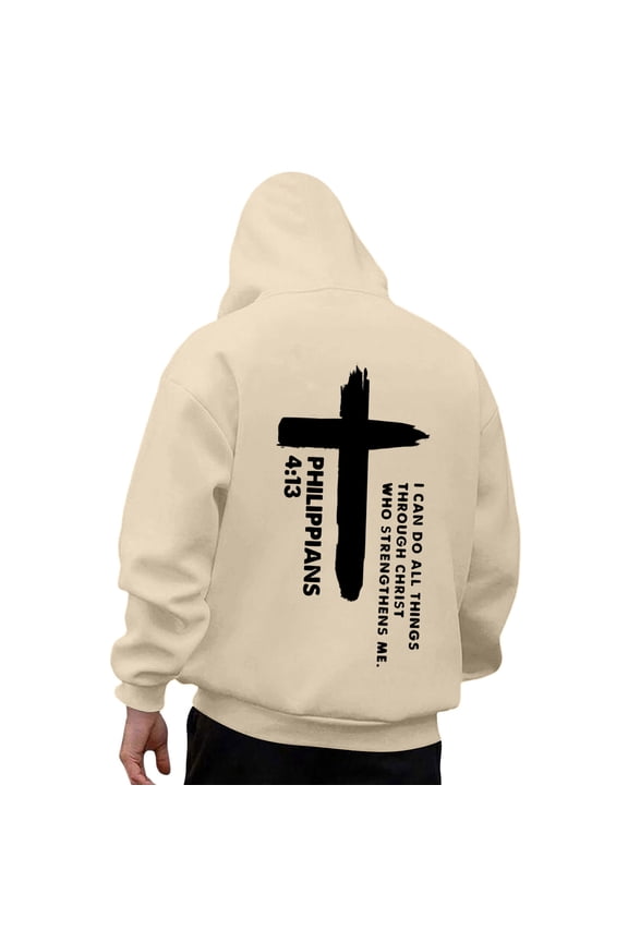 Men Hoodies Big and Tall Long Sleeve Loose Hoodie with Pocket Graphic Stretch Sweatshirt Windproof Fall Tops