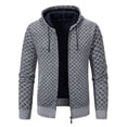 thumbnail image 1 of Cavosen Men's Cardigan Sweater Lightweight V Neck Button Down Coat with Pockets Elastic Solid Color Casual Trendy Fall Clothes, 1 of 9