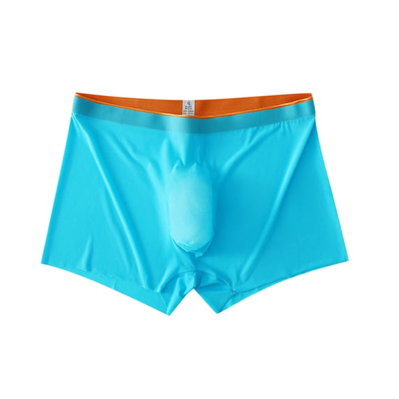 Cavosen Men's Seamless Underwear Stretch Breathable Plus Size Trunks Athletic Soft Comfortable Casual Briefs 1Pack