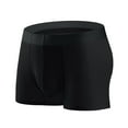 thumbnail image 1 of Cavosen Men's Stretch Underwear Seamless Breathable Mesh Plus Size Trunks Athletic Soft Comfortable Underpants 1Pack, 1 of 3