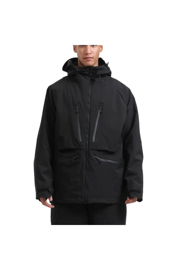 Men's Winter Skiing Jackets Waterproof Fleece Coats Insulated Thermal Snowboard Jacket Parka Raincoat with Hood