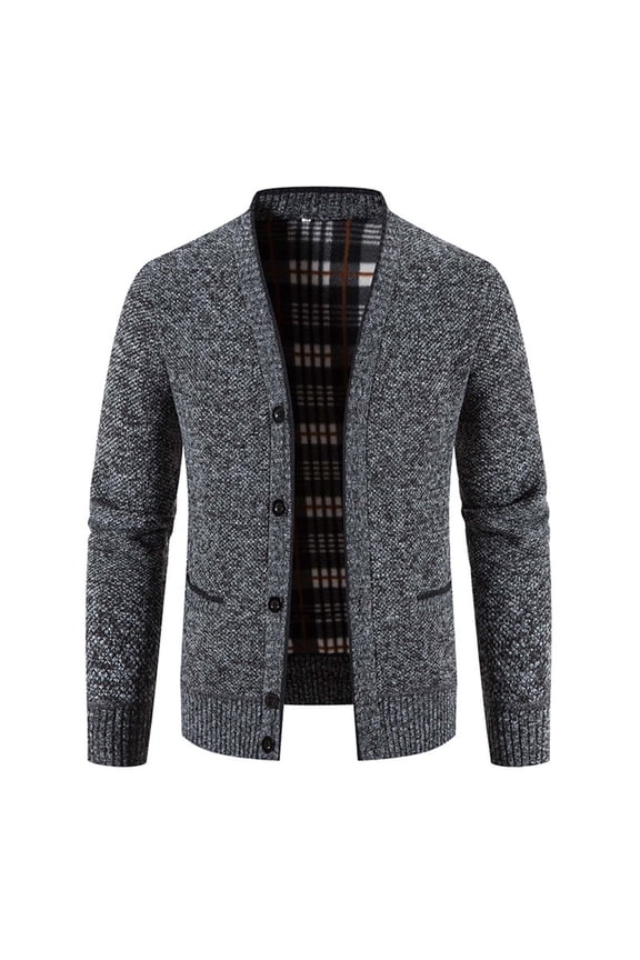 Mens Knit Cardigan Sweater for Men Zipper Lightweight Coat Elastic with Pockets Casual Versatile Fall Clothes