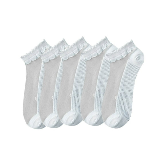 Cavosen Mens Non Slip Socks Stretch Cotton Plu Size No Show Low Cut Socks Cushioned Breathable Solid Socks 1Pair