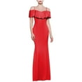 thumbnail image 1 of Cavosen One Shoulder Dresses for Women Bodycon Spaghetti Maxi Mermaid Short Sleeve Evening Gowns Cocktail Elegant Dress, 1 of 5
