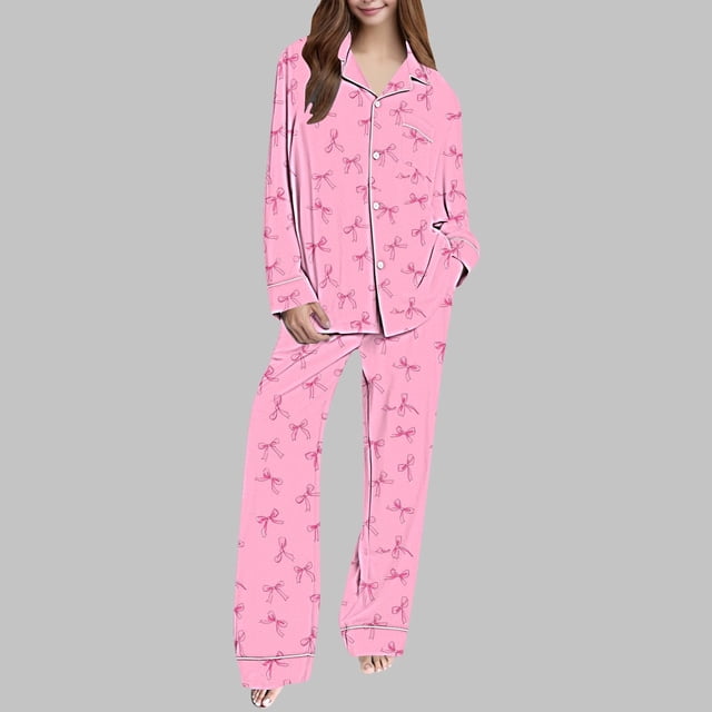 Women's 2-Piece Letter Print T-Shirt & Long Pants Set – Casual Streetwear Tracksuit, Polyester Cotton Blend, Regular Fit, By Sexy&Fashion