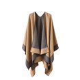 thumbnail image 1 of Cavosen Pashmina Shawl Wraps for Women Knit Vintage Cardigan Cape Solid Soft Open Front Scarves Casual Fall Everyday Wear, 1 of 3