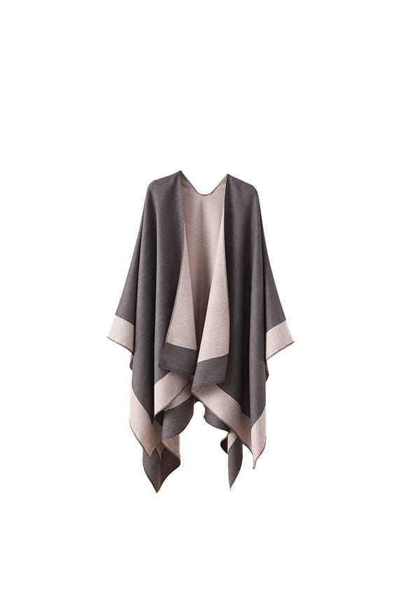 Pashmina Shawl Wraps for Women Knit Vintage Cardigan Cape Solid Soft Open Front Scarves Casual Fall Everyday Wear