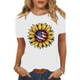 thumbnail image 1 of Cavosen Patriotic Clothes for Women Petite 4th of July Short Sleeve Crew Neck Tops USA Flag Print T Shirts Lady XL Red White and Blue Casual Tops Funny Patriotic Tunic Tees 2025 Patriotic Clothes, 1 of 8