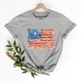 thumbnail image 1 of Cavosen Patriotic Clothes for Women Petite Independence Day Short Sleeve Crew Neck T Shirts USA Star Striped Graphic Tops Lady S 4th of July Casual T Shirts Red White and Blue Tunic Tees, 1 of 7